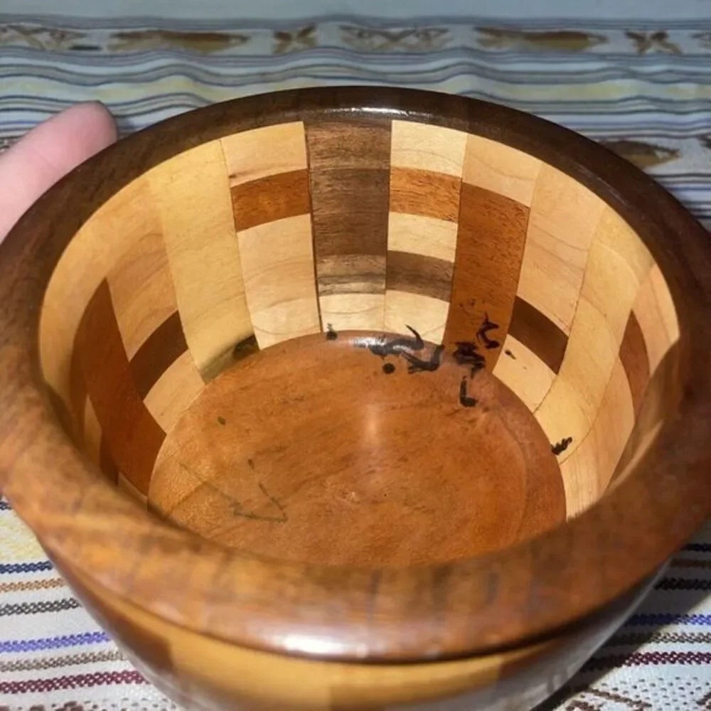 Vintage Natural Wooden Patchwork‎ Inlay 5x3